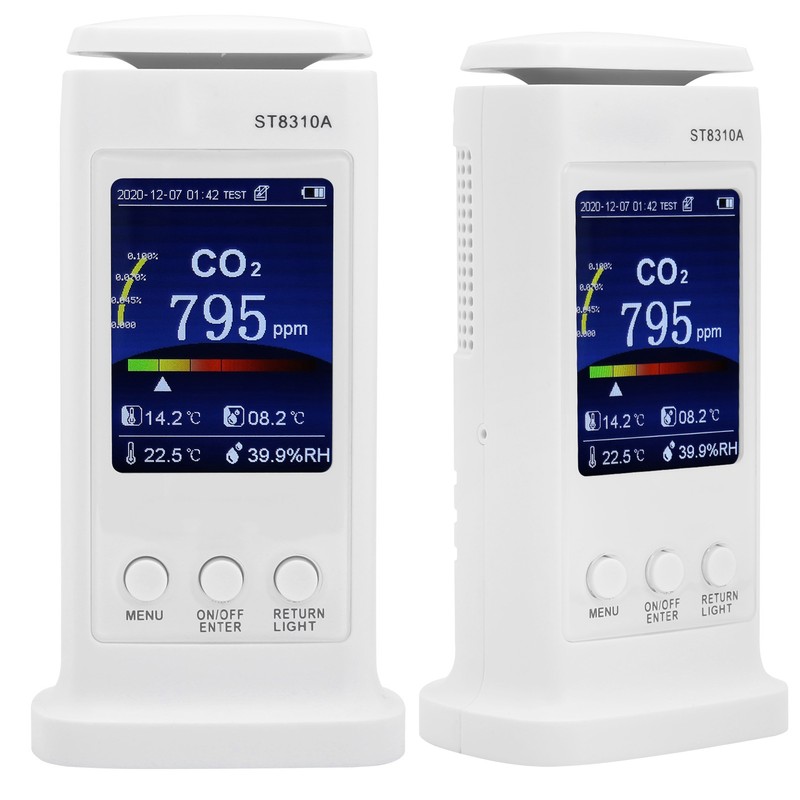 ST8310A Carbon Dioxide Tester Recorder Air Quality Detector Temperature Humidity