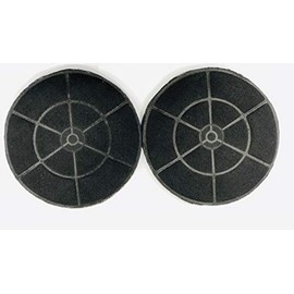 Winflo Carbon/Charcoal Filters (set of 2) for Ductless/Non-Ducted Application Easy Installation and Replacement only for select Winflo Range Hoods