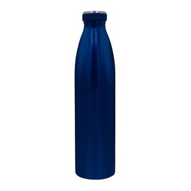 Steuber Stainless Steel Thermal Water Bottle 1000 ml Double-Walled Insulated Bottle with Leak-Proof Lid Dark Blue
