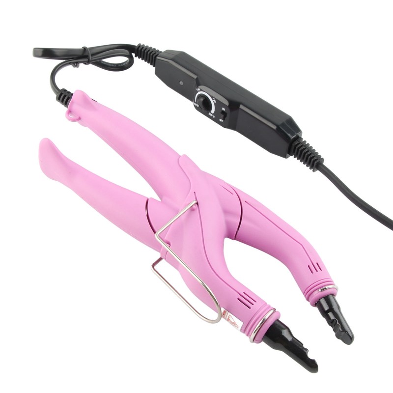 Professional Hair Extensions Tool Temp Adjustable Even Heating Fusion Heat