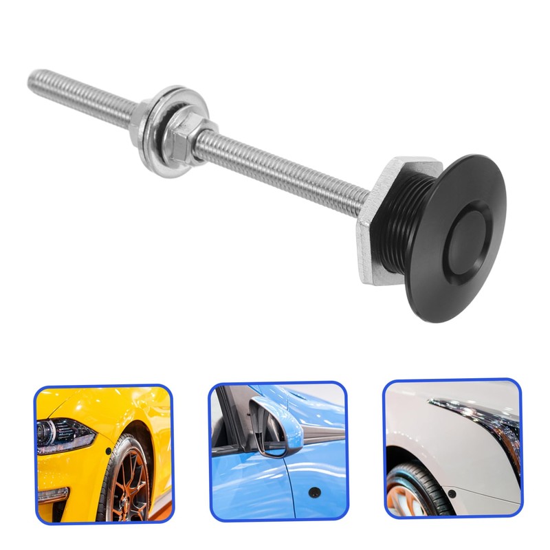 Alipis Universal Car Hood Lock Engine Bonnet Latch Metal Hood