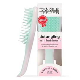 Tangle Teezer  El mini cepillo desenredante definitivo para cabello húmedo y seco, perfecto para viajar y manos pequeñas, elimina nudos y reduce la