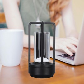 Cordless , 16 Colours Rechargeable Crystal Lantern Lamp, Crystal Lantern, LED Lamp with Touch Control and Remote for Tables, Living Rooms, Offices (Black), Genericzdbp7wqx0r-11