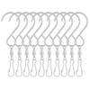 10 Pieces/Set Swivel Hooks Clips Portable Wind Spinners S Hook