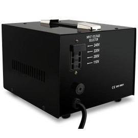 ROCKSTONE POWER 2000 Watt Voltage Converter Transformer - Heavy Duty Step Up/Down AC 110V/120V/220V/240V Power Converter - Circuit Breaker Protection – DC 5V USB Port - CE Certified [3-Year Warranty]