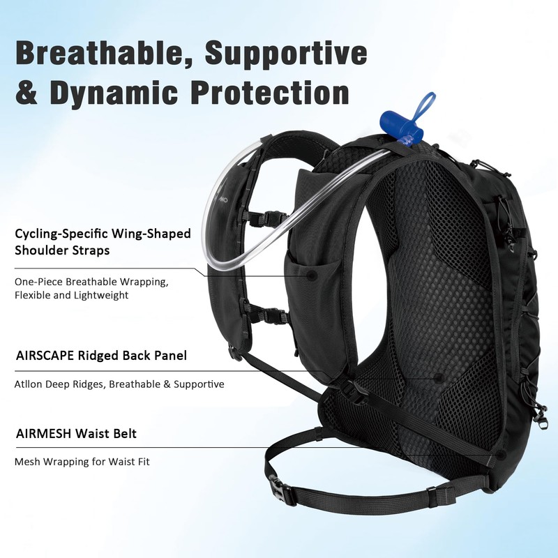 N NEVO RHINO Hydration Backpack, Lightweight Hiking Water Backpack, Hydro