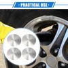 VekAuto 4 Pcs Wheel Center Cap Sticker, 75mm Universal for