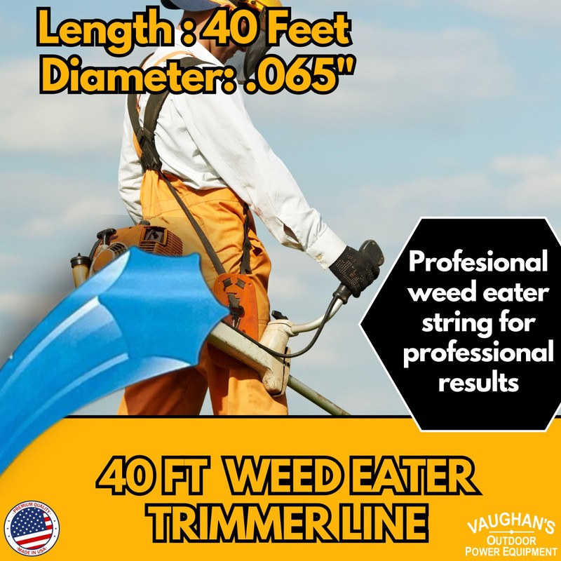 Vaughan's Master Line .065" Trimmer Line, 40ft | Blue Star