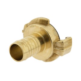 Garden Hose Quick Couplings with Hose Nozzle 19 (3/4 Inch) mm Hose, Claw Connector 40 mm Brass