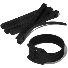 ritoa Cable Ties with Velcro Tape Wiring Cords for Organizing Repeated Reuse (x48 Pieces)