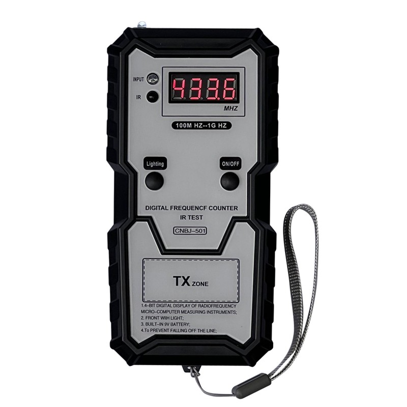 Car Keys Infrared Frequency Tester 100M-1GHZ 4-bit Digital Electronic Infrared
