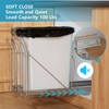 Pull Out Trash Can Under Cabinet with Soft-Close Slides，Heavy Duty