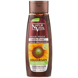 Colouring Hair Mask - Repairs and Colours - 300 Ml/Natural & Organic. (Chestnut Hair)