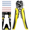 KJE Self-Adjusting Wire Stripper, 3 in 1 Stripper/Cutter/Crimping Heavy Duty