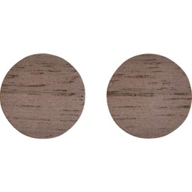 TRUSCO NC14-MC Screw Hole Seal 0.6 inch (14 mm) Wood Grain Teak 12 Pieces