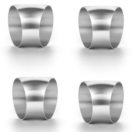 HTH HTHomeprod 45 Degree Angle Tube 3" Stainless Steel Elbow Pipe Mandrel Bend 4PCS