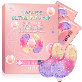 MASKISS Collagen Eye Mask,Moisturizing Eye Mask,Under Eye Patches for Puffy Eyes and Dark Circles Luxury Skin Care - Specification: 2 Counts (48 Pairs)