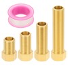 PATIKIL 1/2" Male to 1/2" Female Brass Pipe Extension Fitting