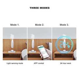 Zerodis Difusor Porttil Difusor de Aceite Esencial con Bluetooth Difusor de Aceite Difusor de Aromaterapia con Enchufe de 100 ML Mquina de Aire...    