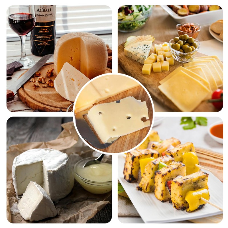 Stainless Steel Cheese Slicer, Multi-Functional Manual Cheese Cutter, Non-Stick Grater