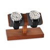 Papten SM21502 Wooden Watch Stand, For 2 Pieces, Luxury, Stylish,
