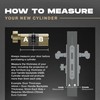 IRONWORX® Spectre Brass 35mm (Turn) / 35mm (Key) (70mm) Maximum-Security