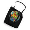 Sun Conure Stained Glass Tote Bag