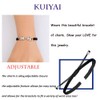 KUIYAI Drama Mask Macrame Bracelet Tragedy Masks Charm Bracelet Gift