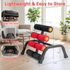 Mini Inversion Table with Back Massage Roller, Back Stretching Machine