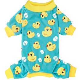 XPUDAC Dog Pajamas Soft Stretchy Dog Clothes for Small Medium Dogs Pet Jumpsuit Cat Apparel-XS