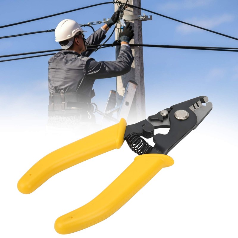 Pelacables Alicates Pelacables de Fibra óptica de 3 Agujeros Herramienta