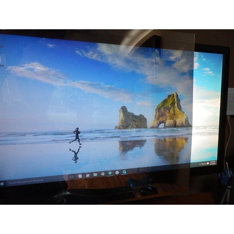 SUPREMETECH See-Through Two-Way Mirror (18x24 Inch, 0.16 Inch Thick Tempered