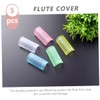Kisangel 5-Piece ABS Flute Film Covers Set Protective Flute Protectors
