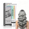 Silver Hair Dye, Metallic Silver Gray Hair Color for Bleached
