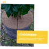 Levemolo 12 Pack Tree Mulch Ring Mats Coir Fiber Coconuts