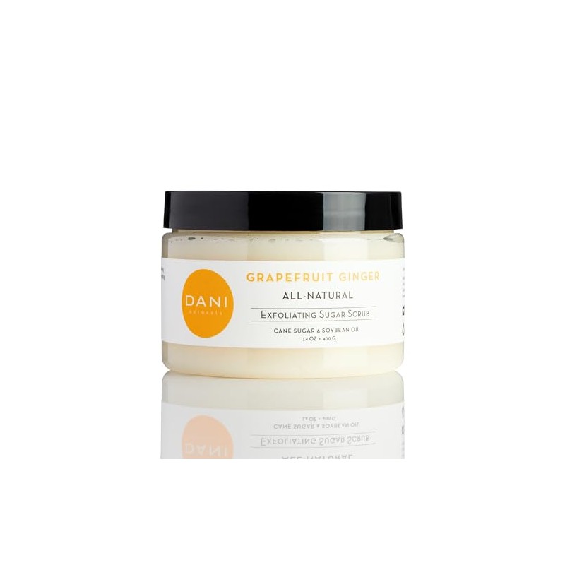 DANI - Exfoliante de azúcar natural, 14 oz