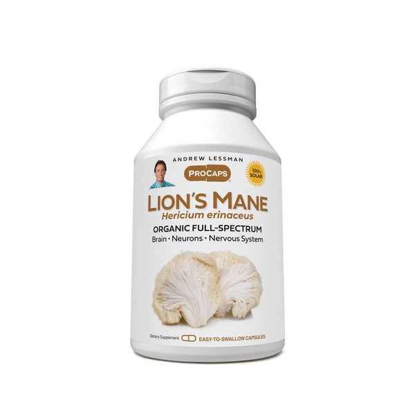 ANDREW LESSMAN ANDREW LESSMAN Lion's Mane 180 Capsules - Organic