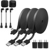 Uogw 3Pack 30ft/9.1m Power Cable and Adapter Compatible with Blink