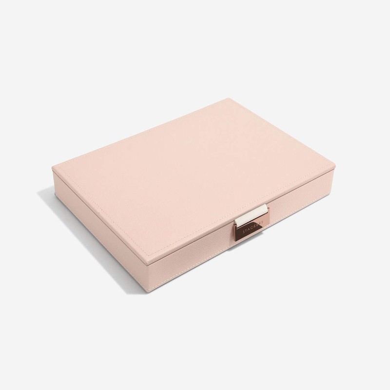 Stackers Blush Pink Classic Medium Jewellery Box Lid