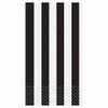 Black Striped Paper Guest Towels, 16ct