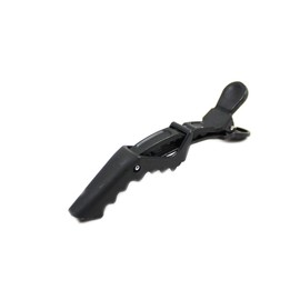 6 pcs Alligator Hair Clips for Styling Sectioning, Non-slip Grip Clips for Hair Cutting, Durable Women Professional Plastic Salon Hairclip with Wide Teeth & Double-Hinged Design Color : Black (black)
