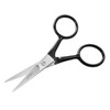 JARVISTAR Black Nail Scissors - 4 Inch Sharp Stainless Steel