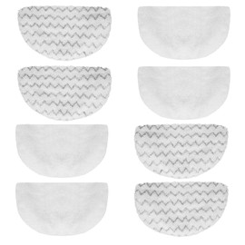 8 packs Steam Mop Pads for Bissell Powerfresh 1940 1806 1544 1440 Series, Compatible with Model 19402 19404 19408 19409 1940A 1940F 1940Q 1940T 1940W 2075A 2685A, Microfiber Mopping & Scrubbing Replacement Pads, Reusable, Washable
