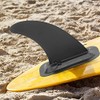 Detachable Board Fin, PVC Single Center Fin with Fin Dock