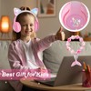 KORABA - Auriculares Bluetooth para niños con luz LED, inalámbrico/con