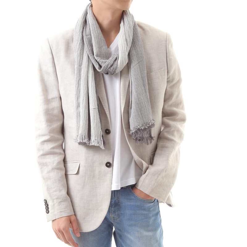 Kyoto Okasa Large Stole, Thin, All Seasons, Cooling Protection, UV