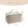 XFSRG Large Capacity Cosmetic Bag Portable Travel Make Up Bag
