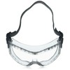 MCR 2320AF Crews Stryker Goggle Clear Anti-Fog Lens Elastic Strap,