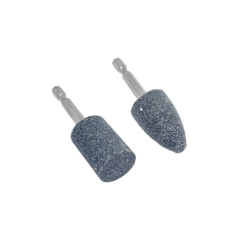 4pcs 1/4Inch Shank Rotary Grinding Stone Bits,Mounted Points Abrasive Stone