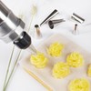 Leikurvo Siringa per torte, in acciaio inox, con 6 beccucci,